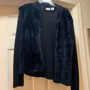 Faux fur jacket
